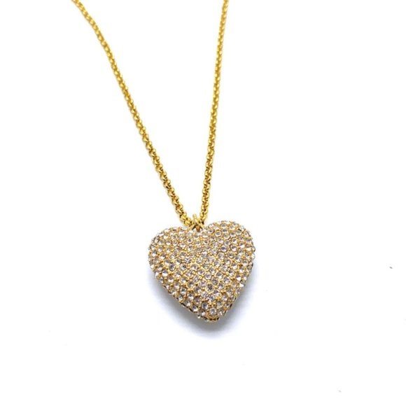 J. Crew Jewelry - J. Crew Heart Pave Necklace Valentine's Day Gift
